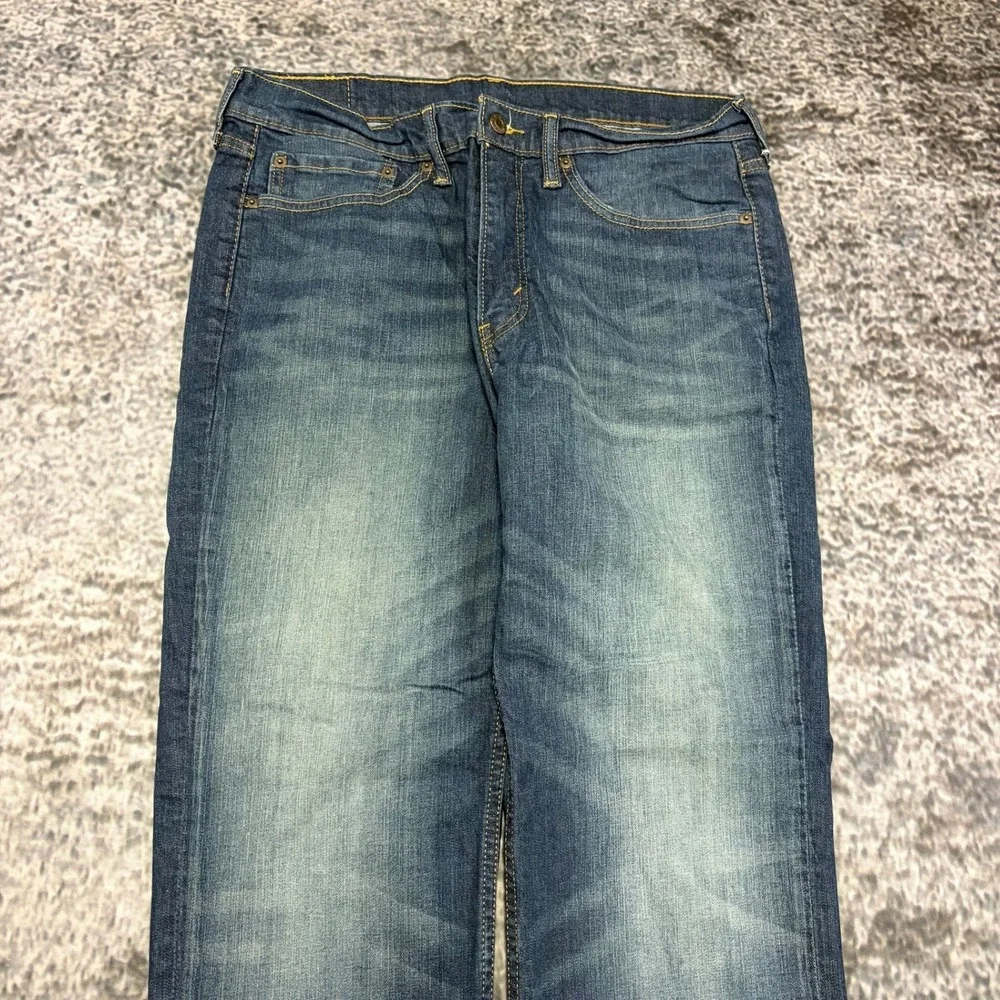 Levi's 514 Jeans Mens 34x30 Blue Straight Fit Cotton Denim